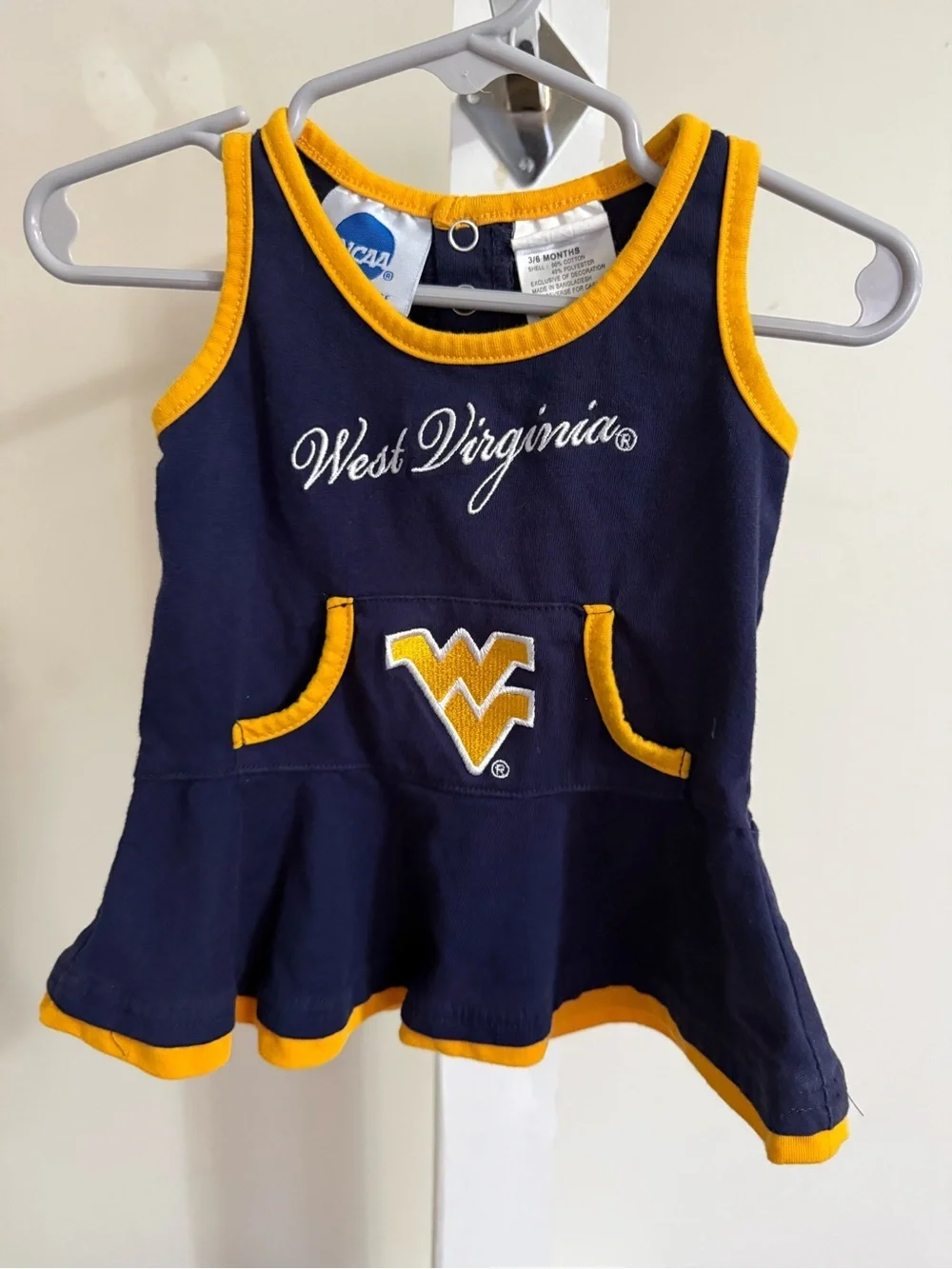 Girl’s West Virginia University Bundle (Dress & Skirt)